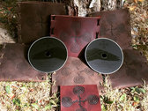 Blood of the Black Owl - Handcrafted reclaimed leather sleeve w/patch (WARmth 2xCD).