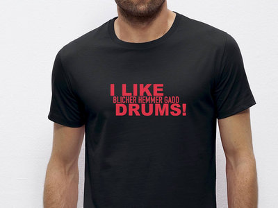 Blicher Hemmer Gadd "I Like Drums" T-Shirt size medium main photo