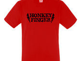 Honkeyfinger lightning bolt logo T-Shirt photo 