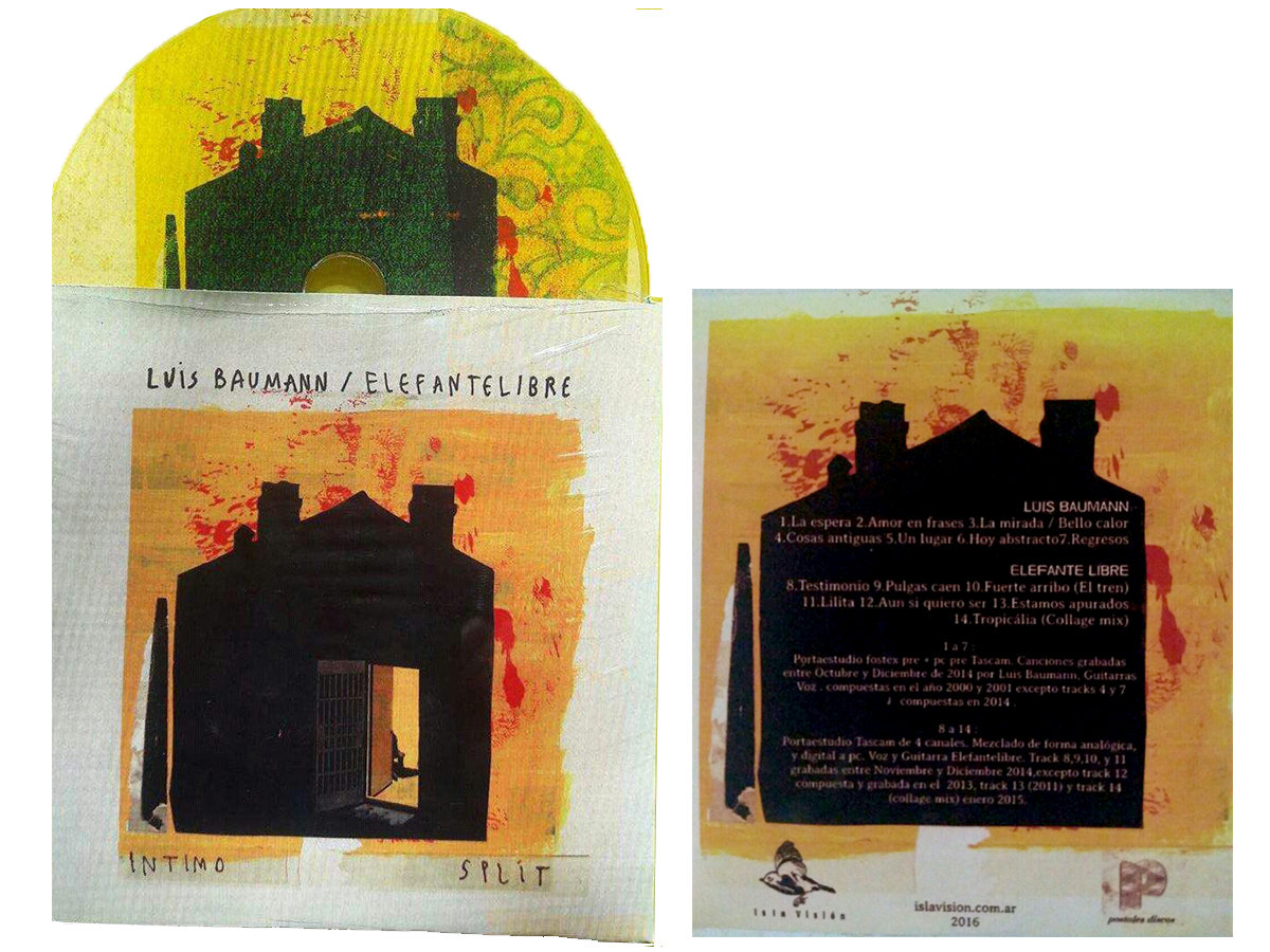Elefante Libre Luis Baumann Split 2016 Postales Discos