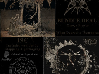 BUNDLE: Omega Prayer CD + When Depravity Incarnates CD main photo