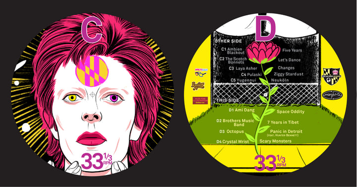 Baltimore Does Bowie | 19 Artists doing David Bowie songs (2LP set