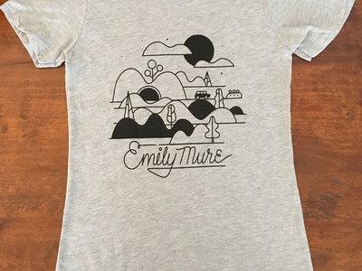 Grey "music and travel" T-Shirt by Christopher DeLorenzo main photo