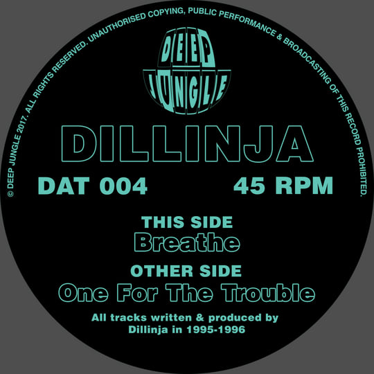 DAT 004 - Dillinja - Breathe / One For The Trouble | Deep Jungle