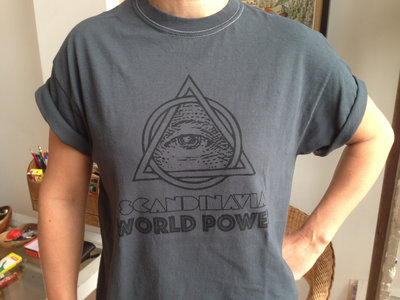 'World Power' T-shirt (Occult Black) main photo