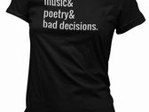 Bad Decisions t-shirt photo 