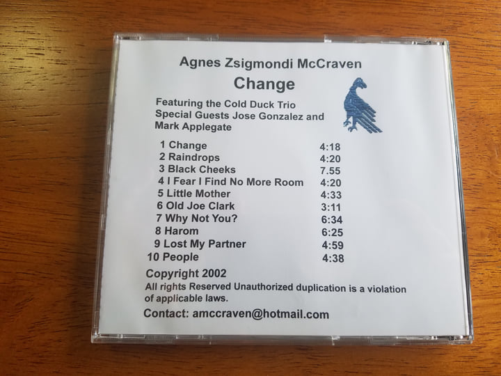 CHANGE | Agnes Zsigmondi McCraven