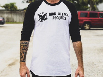 Bird Attack Records - Baseball Tee White main photo