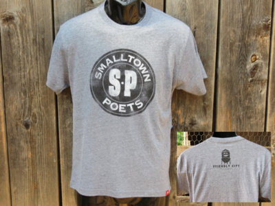 Vintage Grey Smalltown Poets Logo Shirt main photo