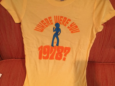 Women's Yellow "1978" T-shirt main photo