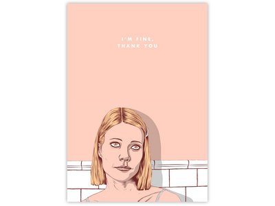 'I'm Fine, Thank You' - Margot Tenenbaum Print (A3) main photo