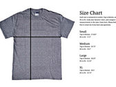 Unrevealed Grey Unisex T-shirt w/Blue Print photo 