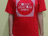 Contact printed T-shirt (Red) photo 