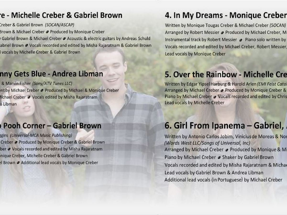 Over The Rainbow Michelle Creber Gabriel Brown Black Gryph0n Monique Creber Michael Creber Andrea Libman Michelle Creber