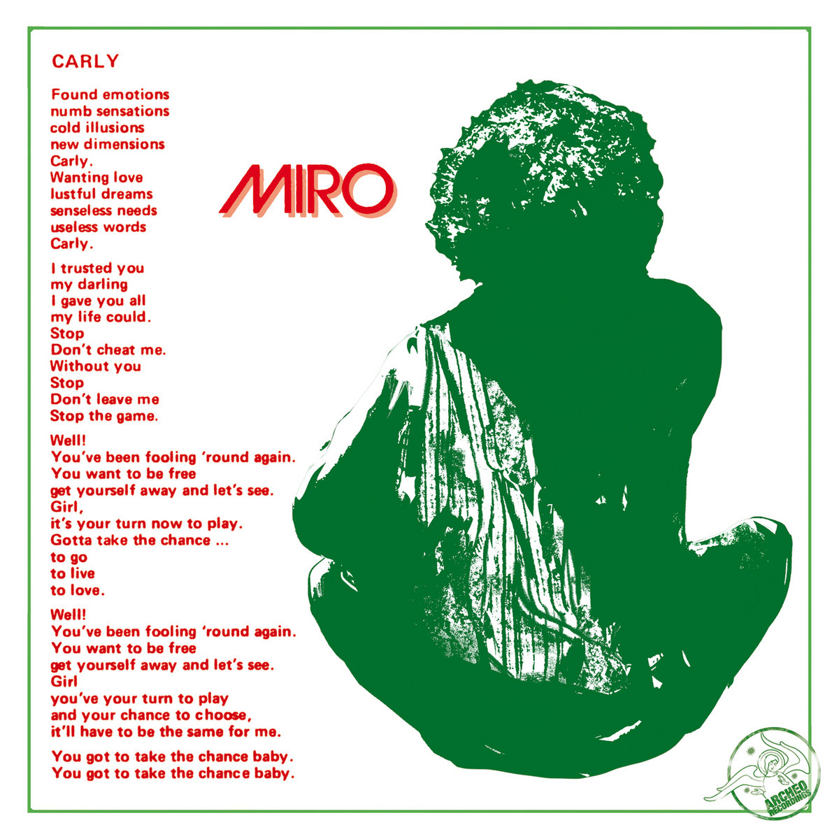 Miro – Safari Of Love / Carly Miro - Safari Of Love / Carly 12