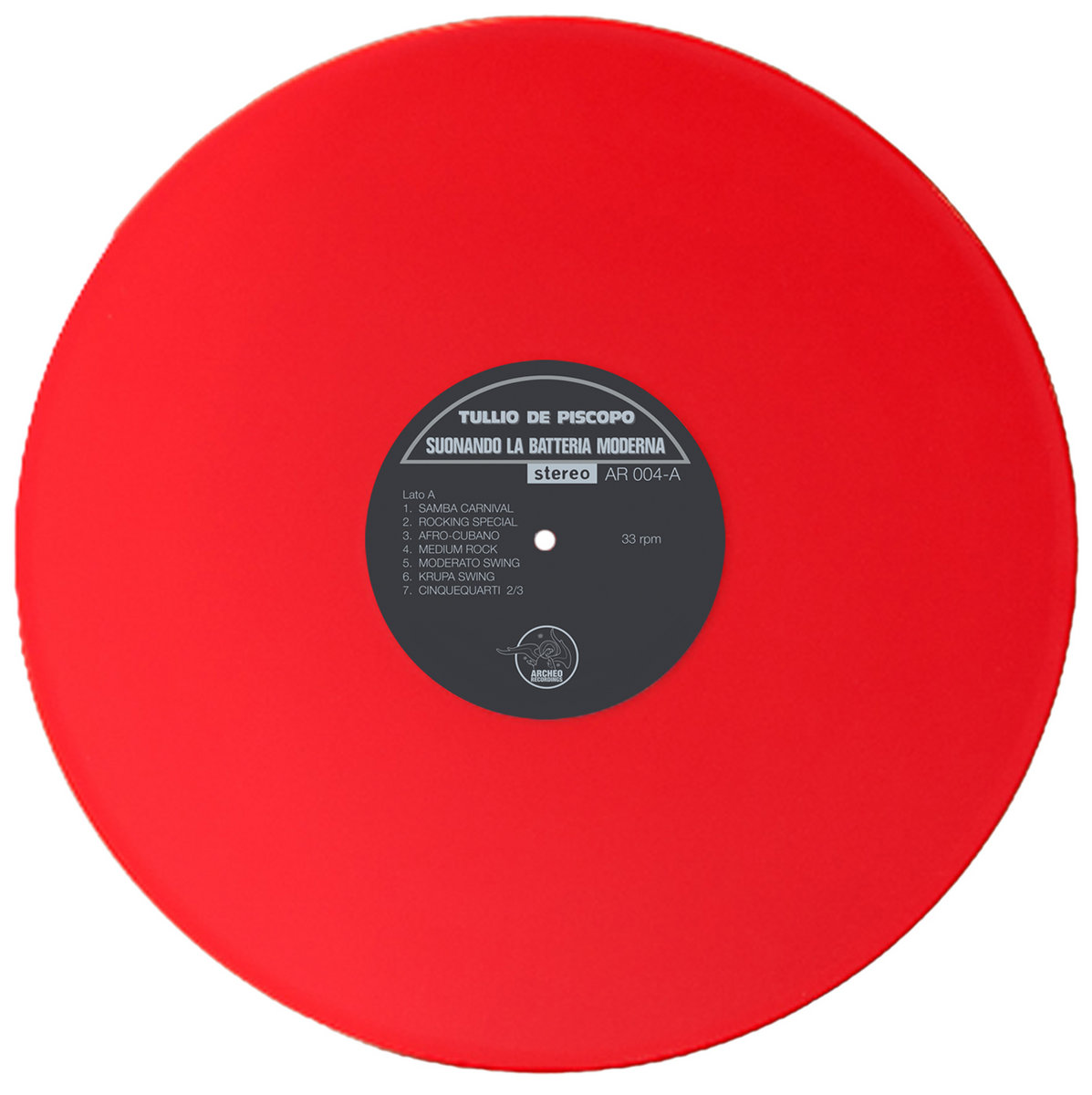 Tullio De Piscopo Suonando La Batteria Moderna LP Archeo Recordings