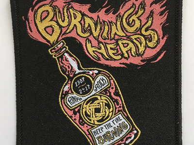 Burning Heads - "Keep the Fire Burning" patch brodé / embroidered patch main photo