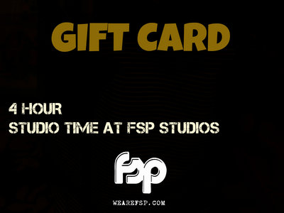 4 hours of studio time (GIFT CARD) main photo