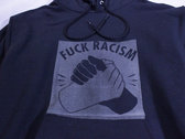 FUCK RACISM hoodie (Glow in the dark print) photo 