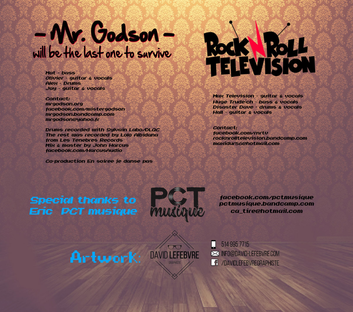 Split with Rock N Roll Television (PCT Musique split 1) Mr