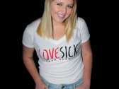 LOVESICK. V-Neck T-shirt photo 