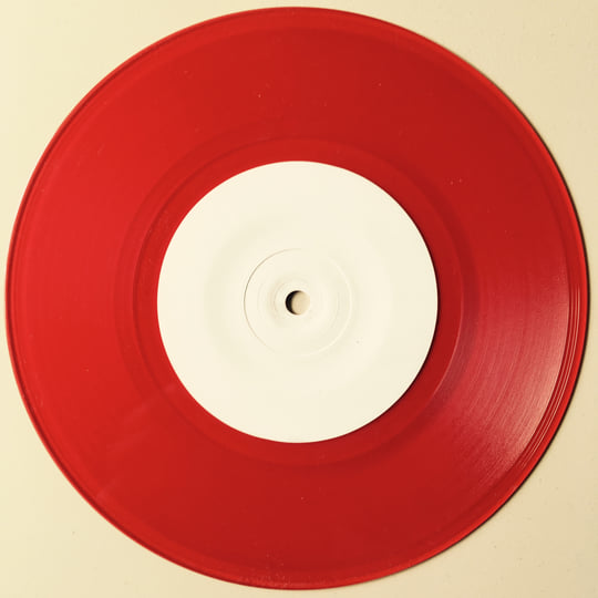 7 Inch Red Transparent Vinyl Record 60g