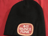 "40" OUNCE FUNK BEANIE ( FITTED AND FLIP ) photo 