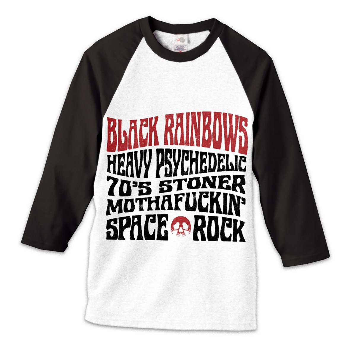 Black Rainbows "baseball" SHIRT BLACK RAINBOWS