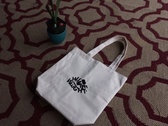 Canvas - Hand made - tote bag with original " self-potrait & Humble Weight. Logo photo 