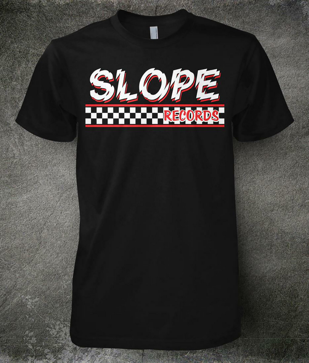 Slope "Checkers" T-shirt (Black) | Slope Records