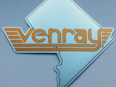 Venray District Logo Sticker (orange on mirror) main photo