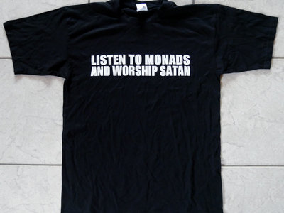 'Listen to Monads and worship Satan' T-shirt main photo