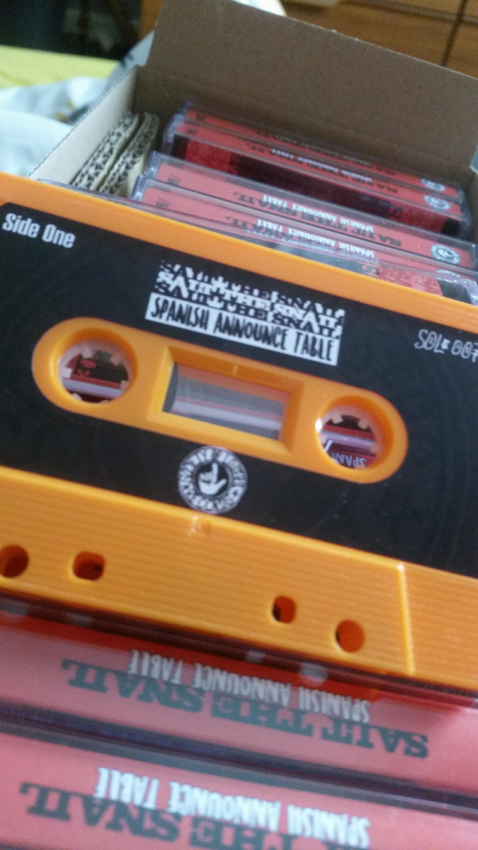 Spanish Announce Table Cassette Salt The Snail