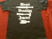 Shirt - "Moord - Doodslag - Jenever" Zwart photo 