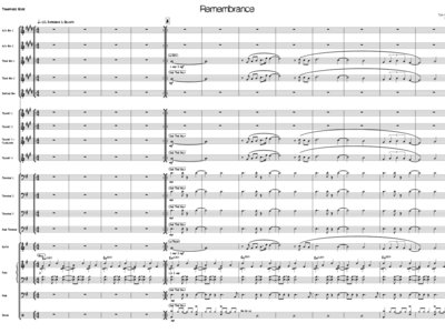 'Remembrance' - Conductor's Score main photo