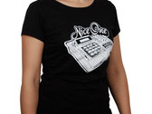 NiceOne - screenprint - black/white- T-Shirt female cut Stella&Stanley photo 