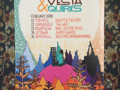 Midnight Vesta/Quirks Eastern Canada Tour 2018 Poster main photo