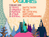 Midnight Vesta/Quirks Eastern Canada Tour 2018 Poster photo 