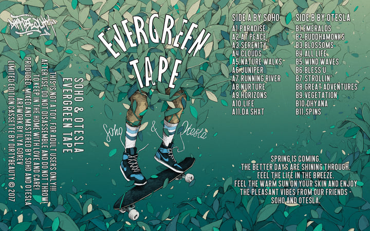 Evergreen Tape | Soho & Otesla | DirtyBeauty
