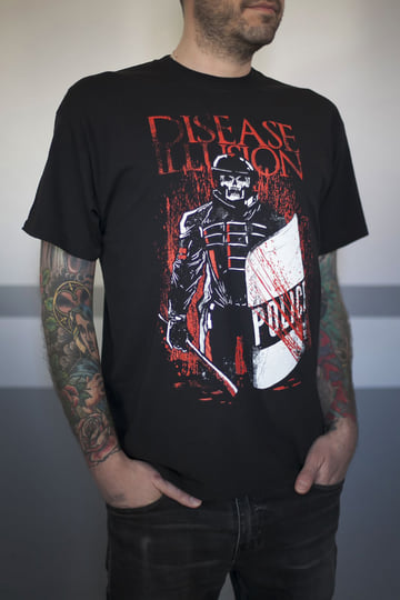 【YOURNUS】Guilty Damage Pigment T-Shirt DAMAGE PIGMENT LOGO TEE – KIKUNOBU