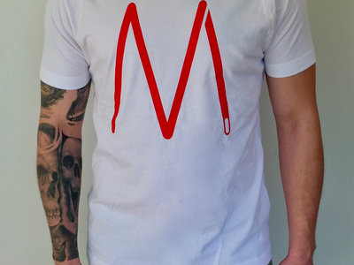Malonian t-shirt 'RED ON WHITE' main photo