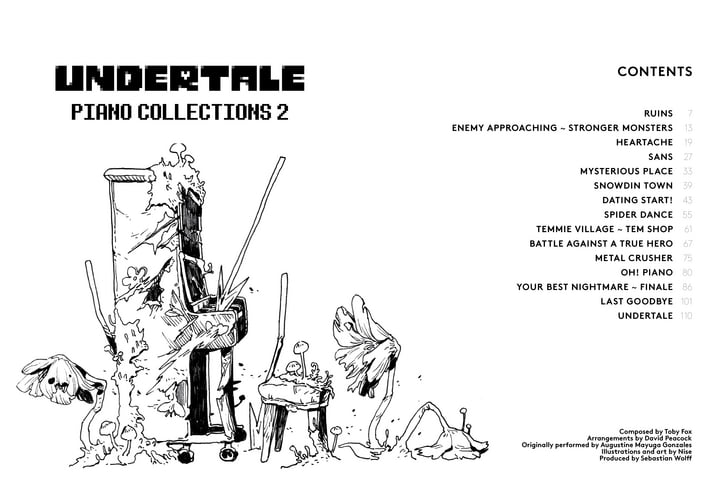 UNDERTALE Piano Collections 2 | David Peacock, Augustine Mayuga Gonzales |  Materia Collective