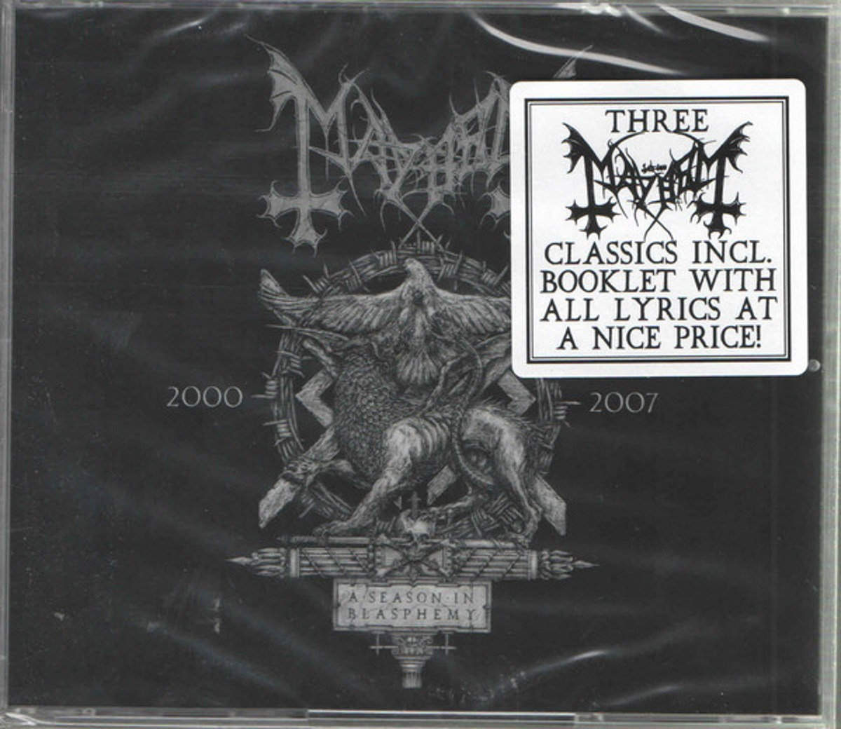 mayhem a season in blasphemy 3cd possession
