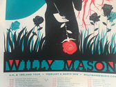 Willy Mason UK/IRE tour art print photo 