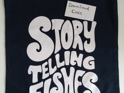 Bundle - Story Telling Fishes Logo Bag blue + Download Code main photo
