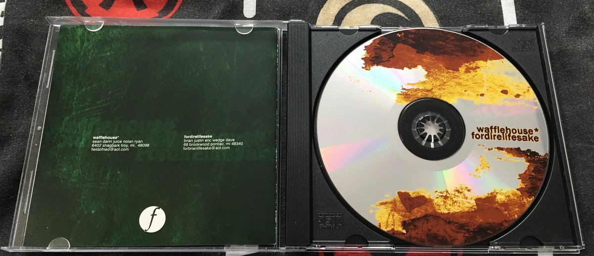 Wafflehouse* / Fordirelifesake split | split CD | Forge Again Records