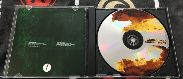 Wafflehouse* / Fordirelifesake split | split CD | Forge Again Records
