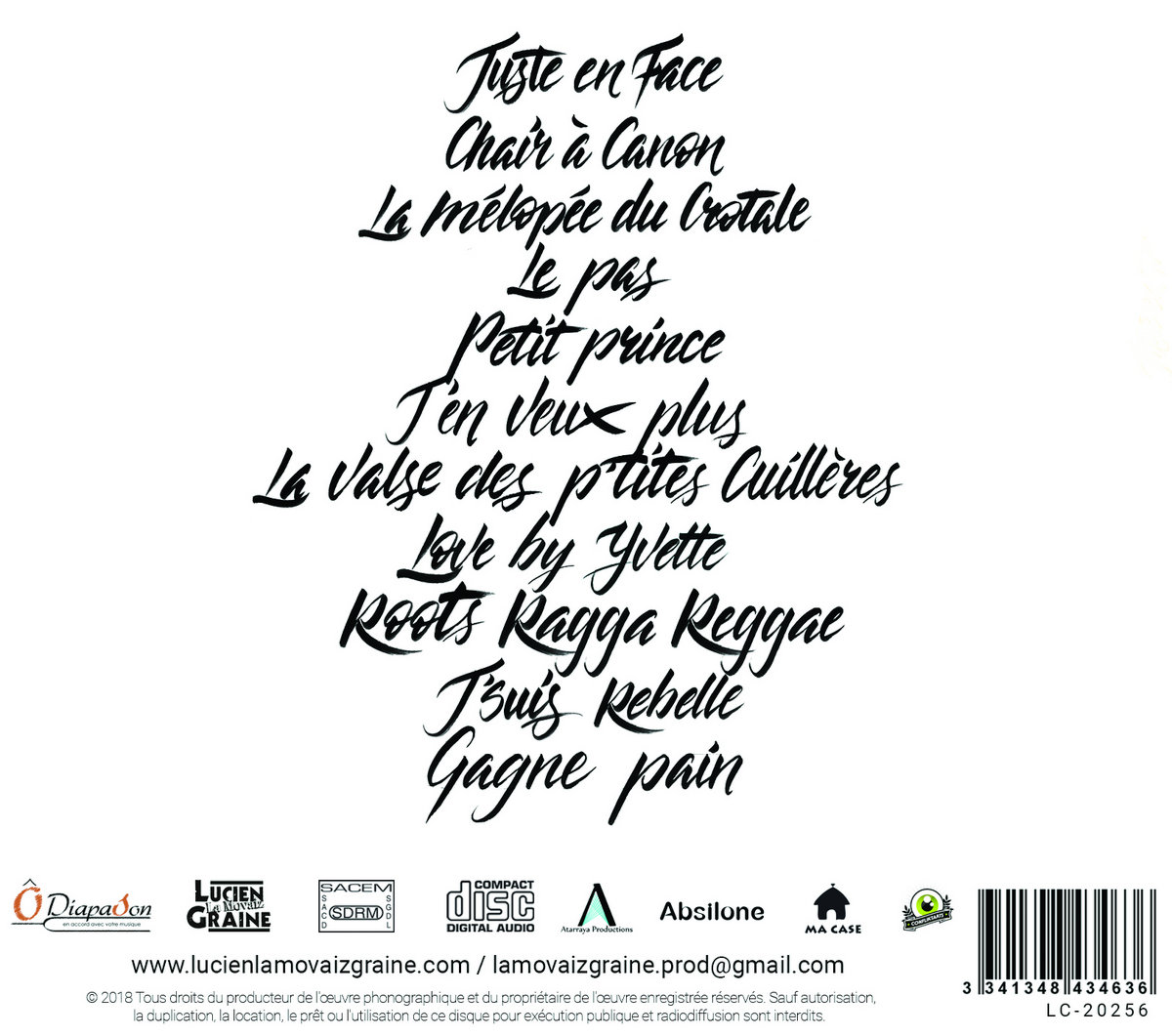 Juste En Face Lucien la Movaiz Graine Lucien La Movaiz Graine