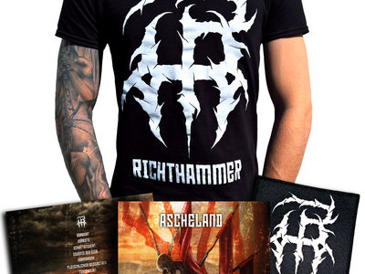 Richthammer - Ascheland CD-Bundle (CD+Shirt+Patch) main photo