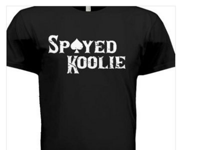Spayed Koolie logo black t-shirt main photo